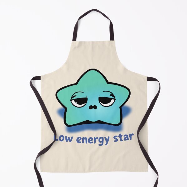 Item preview, Low Energy Star Cute Burnout Meme | Sleepy Kawaii Cosmic Sticker designed and sold by VectorJoy.