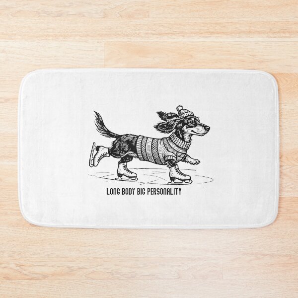 Item preview, Dachshund Long Body Big Personality - Skate Dogs Club designed and sold by PhokaPhokich.