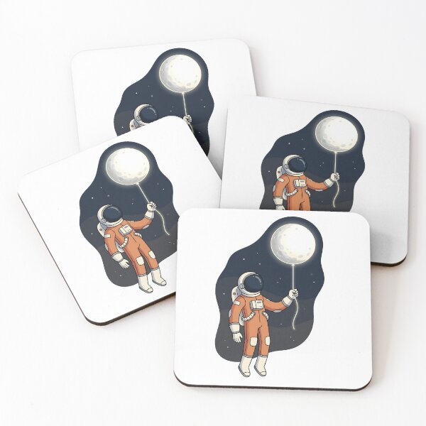 Item preview, Cosmic Explorer Holding Lunar Balloon designed and sold by MythicCotton.