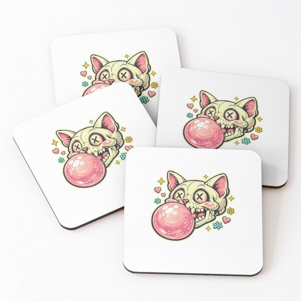 Item preview, Cat Skull Candy Pop designed and sold by LuveraxArt.