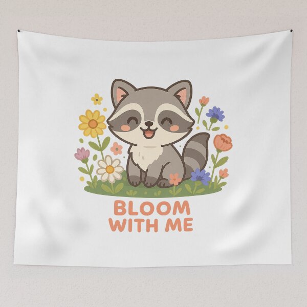 Item preview, Mystical Raccoon Night Scene Poster with Dark Fantasy Illustration and Enigmatic Quote designed and sold by DrainedUwU.