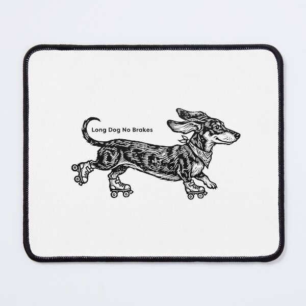 Item preview, Dachshund Long Dog No Brakes - Skate Dogs Club designed and sold by PhokaPhokich.
