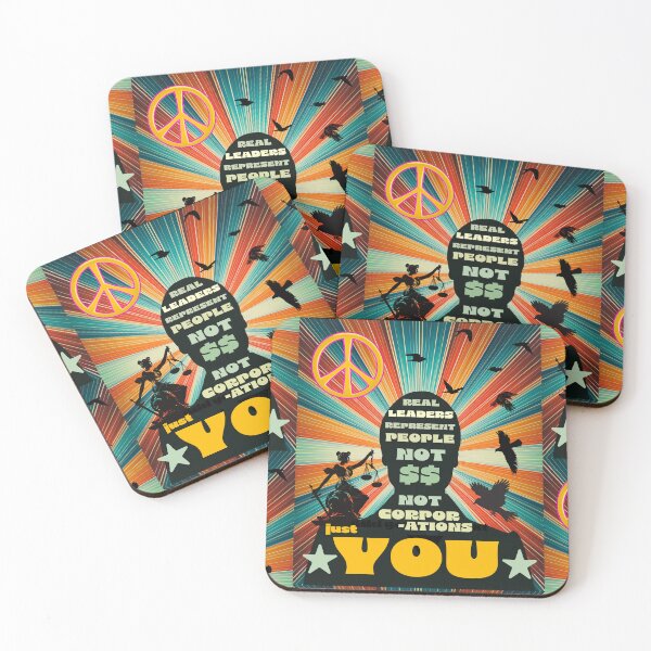 Item preview, Real Leaders Vintage Protest Art Poster Art designed and sold by thelivingrp.