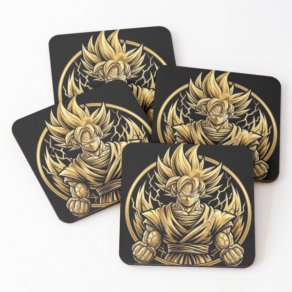 Item preview, Golden Warrior: Super Saiyan Power Emblem designed and sold by Remix Vision.