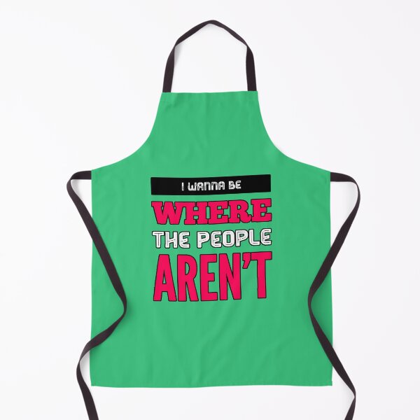 Item preview, I Wanna Be Where the People Aren't (Introverted Phrase, Calm Humor, Original Gift) designed and sold by AstronautMerch.