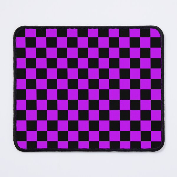 Item preview, Electric Purple and Black Chequered Pattern designed and sold by Jeallan Designs.