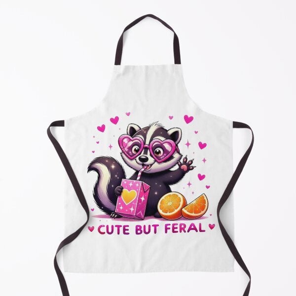 Item preview, Cute But Feral Skunk Pink Heart Sunglasses Juice Box Kawaii designed and sold by Hinata04.