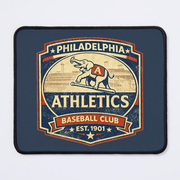 Item preview, Defunct - Philadelphia Athletics Vintage Elephant Baseball Club 1901 Retro Badge Shirt designed and sold by GhostDawgs.