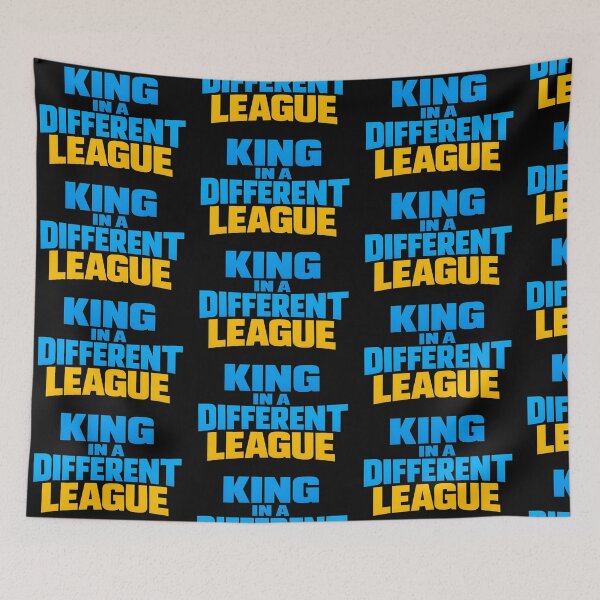 Item preview, King In A Different League Bold Motivational Typography Design designed and sold by TeeTimeTreasure.