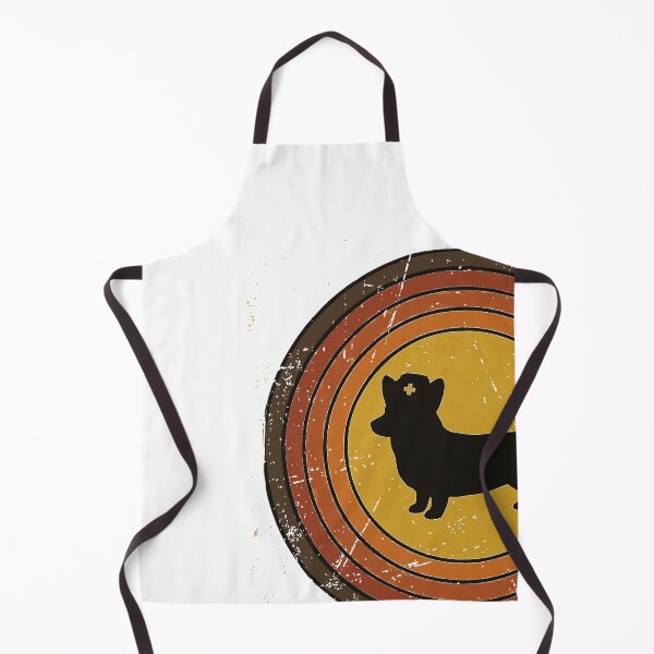 Item preview, Retro Sunset Corgi Nurse | Vintage Silhouette Dog Ar designed and sold by Corgi & co Shop.
