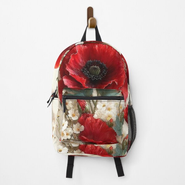 Item preview, Graceful Remembrance Poppies and Wildflower Pattern designed and sold by Yoruhara.
