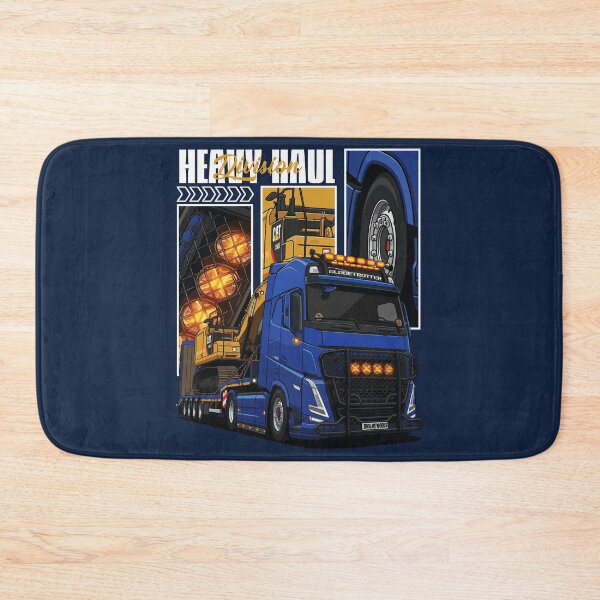 Item preview, Heavy Duty European Truck Illustration Poster designed and sold by BronArtworks.