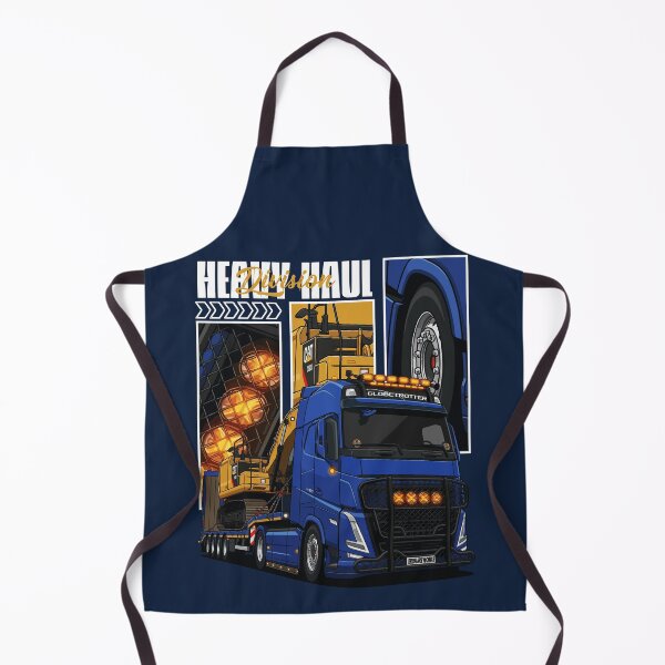 Item preview, Heavy Duty European Truck Illustration Poster designed and sold by BronArtworks.