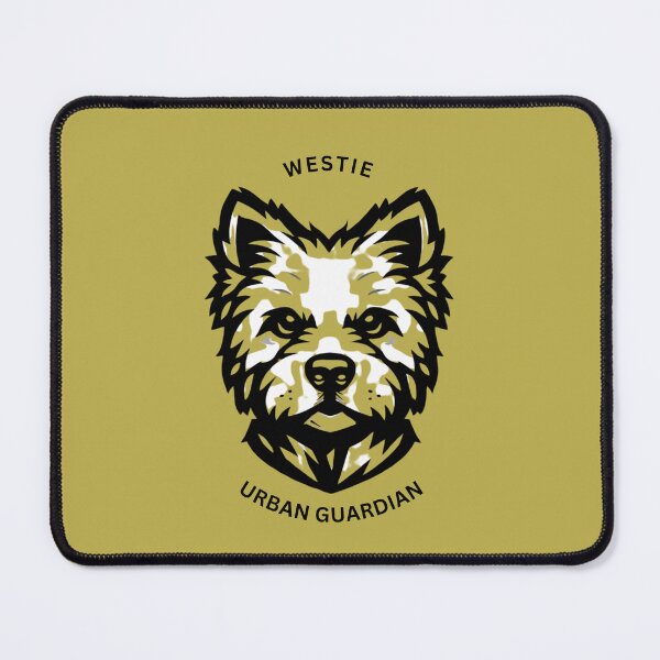 Item preview, Westie Urban Guardian Dog Design designed and sold by GeoWild Designs.