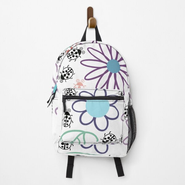 Item preview, Ladybugs Flowers And Leaves designed and sold by SuperFloofRes.