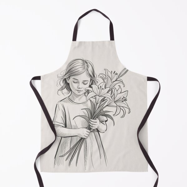 Item preview, Girl with lilies. designed and sold by elegantpaterns.