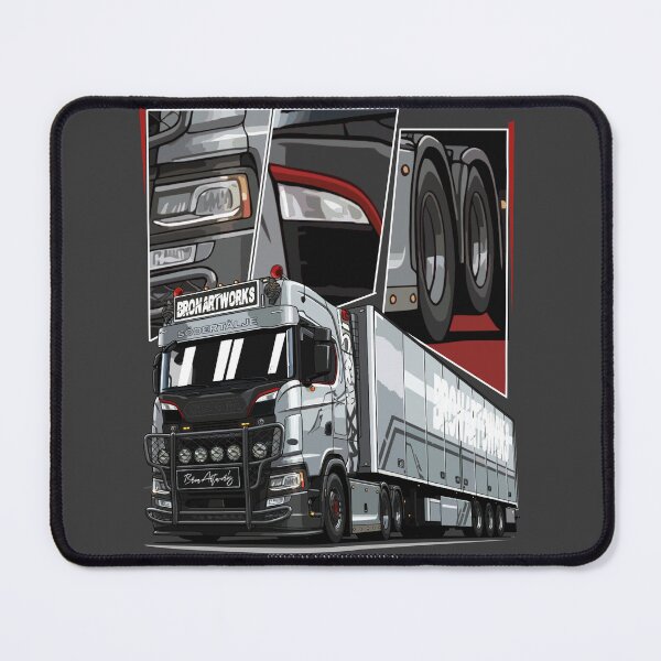 Item preview, Premium European V8 Truck Illustration designed and sold by BronArtworks.