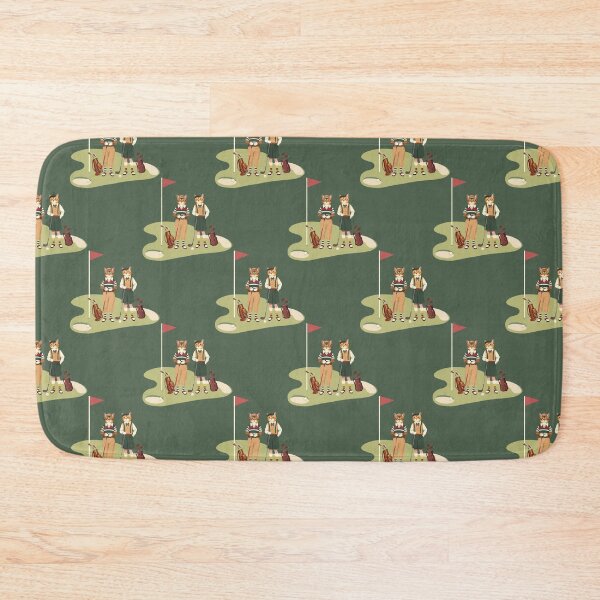 Item preview, Anthropomorphic Cat Golfer Couple | Gift for Golf Lover designed and sold by UnhingedBird.