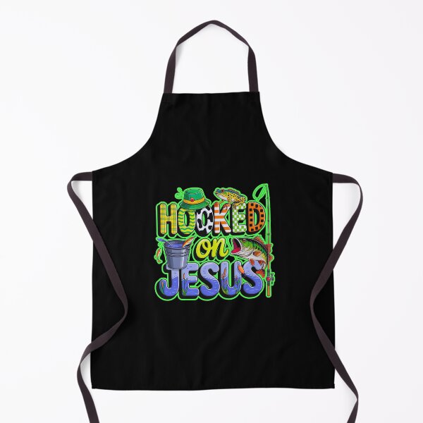 Item preview, Hooked On Jesus Christian Faith Fishing  designed and sold by WoodburyLake.