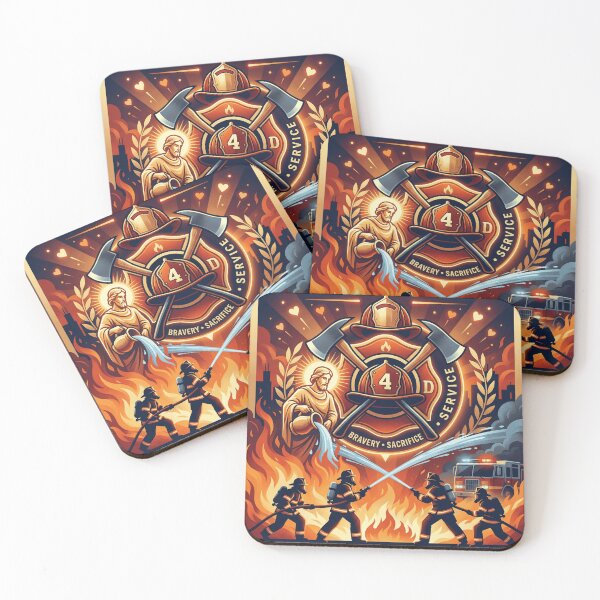 Item preview, A tribute to St. Florian and the heroism of firefighters designed and sold by  ViralVisionsCreating .