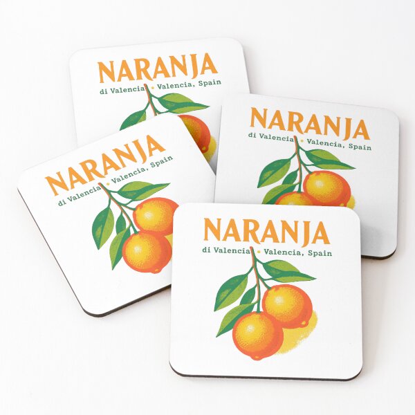 Item preview, Valencia Orange Vintage Label — Retro Spanish Citrus Fruit Illustration designed and sold by HBDStudio.