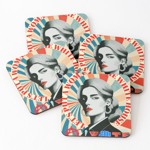 Item preview, Put a Woman in the White House Feminist Protest Art designed and sold by thelivingrp.