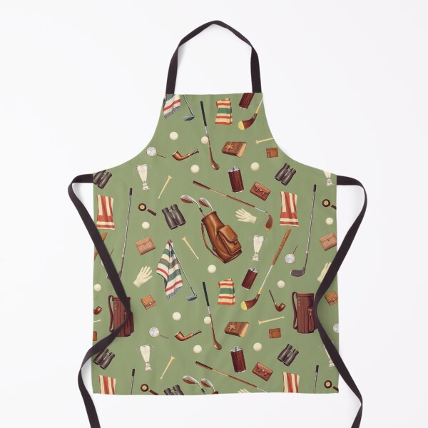 Item preview, Vintage Golf Accessories Pattern | Gift for Golf Lover designed and sold by UnhingedBird.