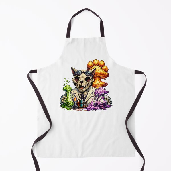 Item preview, Cat Skull Mad Scientist designed and sold by LuveraxArt.