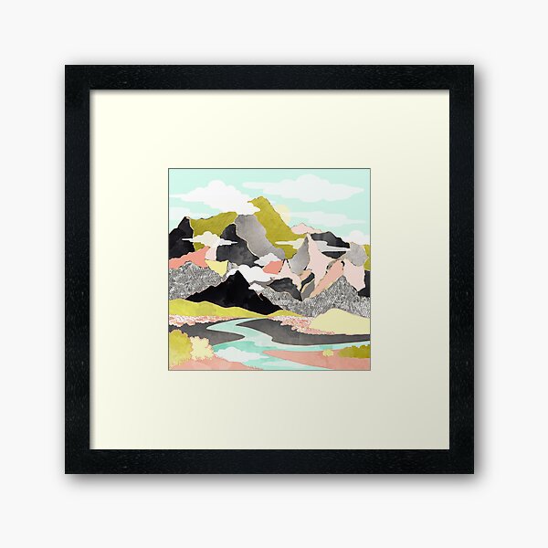 Summer River Framed Art Print