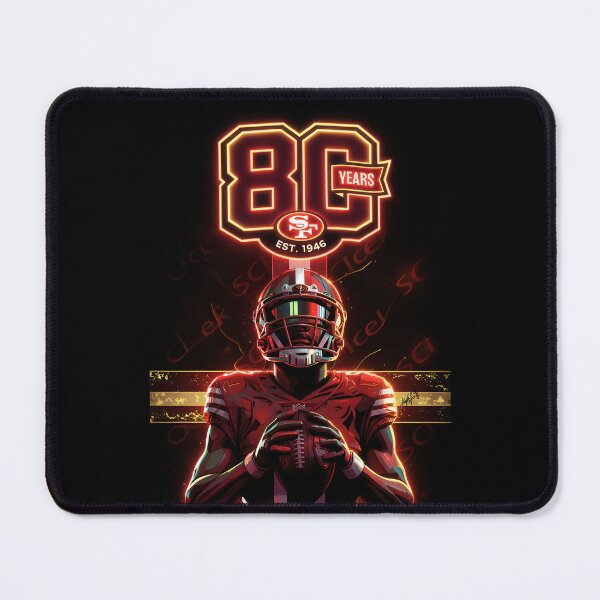 Item preview, San Francisco Football 80 Years Anniversary - Neon Retro Glow designed and sold by keythxctrs.