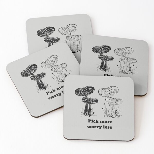 Item preview, Pick More Worry Less Funny Mushroom Hunting Shirt More Mushrooms Less People  designed and sold by MalwasBasket.