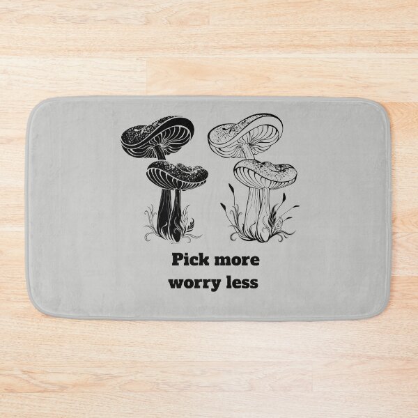 Item preview, Pick More Worry Less Funny Mushroom Hunting Shirt More Mushrooms Less People  designed and sold by MalwasBasket.