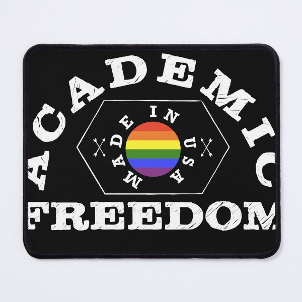 Item preview, Academic Freedom with Pride Rainbow designed and sold by thelivingrp.