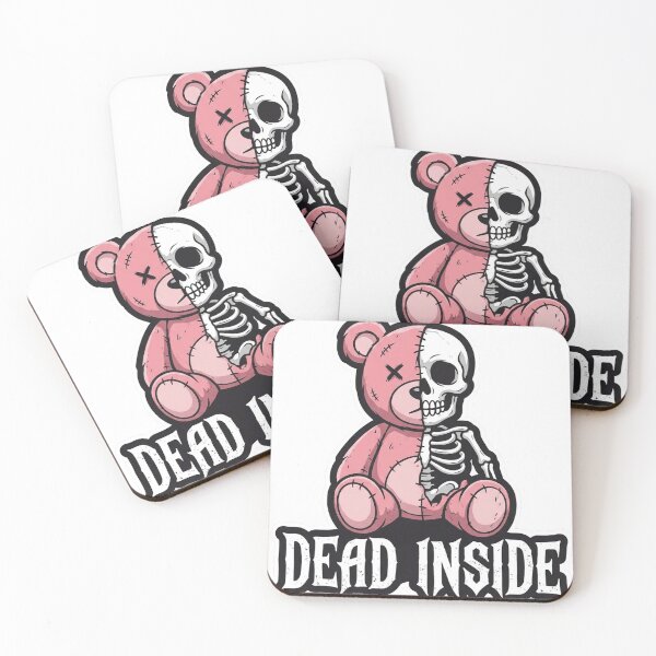 Item preview, Dead Inside - Pink Teddy designed and sold by SnowballBunny.