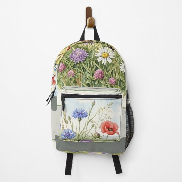 Item preview, Summer Meadow: Wildflowers and Songbirds Watercolor designed and sold by Gene Lvov.