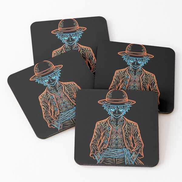 Item preview, ​Neon Pirate King: Cybernetic Straw Hat Art designed and sold by Remix Vision.
