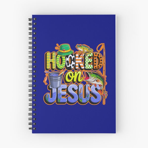 Item preview, Hooked On Jesus Christian Faith Fishing  designed and sold by WoodburyLake.
