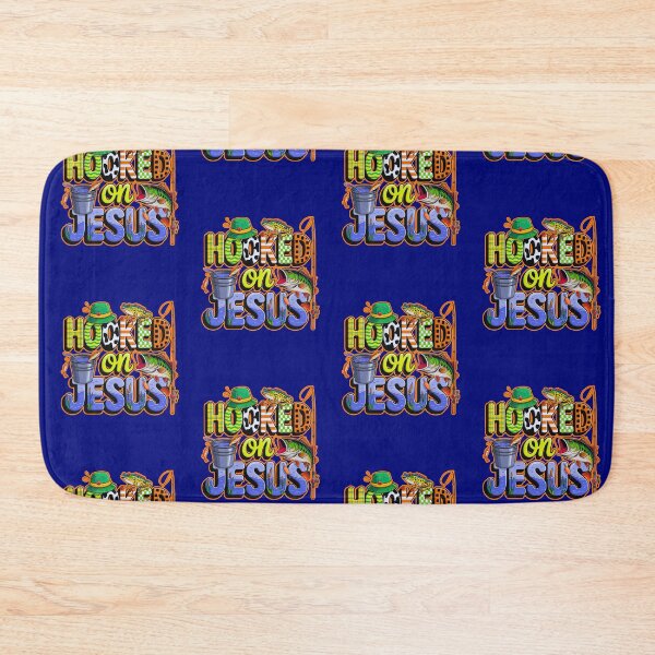 Item preview, Hooked On Jesus Christian Faith Fishing  designed and sold by WoodburyLake.