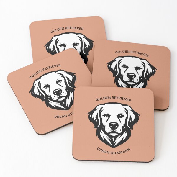Item preview, Golden Retriever Urban Guardian Dog Design designed and sold by GeoWild Designs.