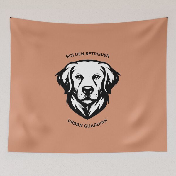 Item preview, Golden Retriever Urban Guardian Dog Design designed and sold by GeoWild Designs.