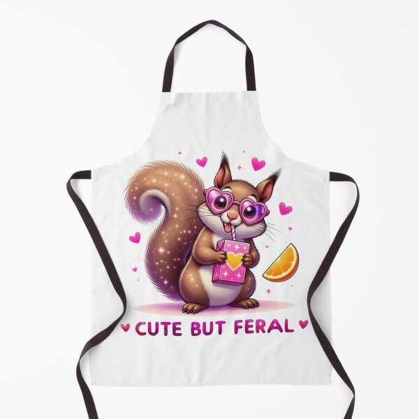 Item preview, Cute But Feral Squirrel Pink Heart Sunglasses Juice Box Kawaii designed and sold by Hinata04.