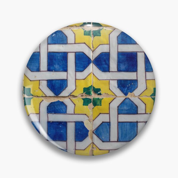 Item preview, Intricate Geometric Azulejo Patterned Tiles designed and sold by EsterFerrari.