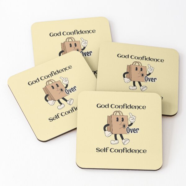 Item preview, God Confidence Over Self Confidence | Faith & Reflection designed and sold by HopeFilled Ink.