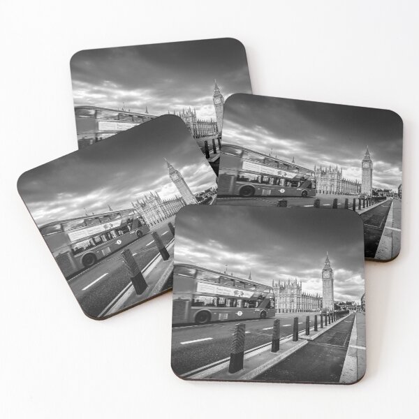 Item preview, London Red Bus, Elizabeth Tower Black and White designed and sold by Craig Bernstein.
