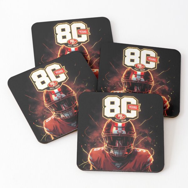 Item preview, San Francisco Football Linebacker Energy - Neon Smoke 80th Anniversary designed and sold by keythxctrs.