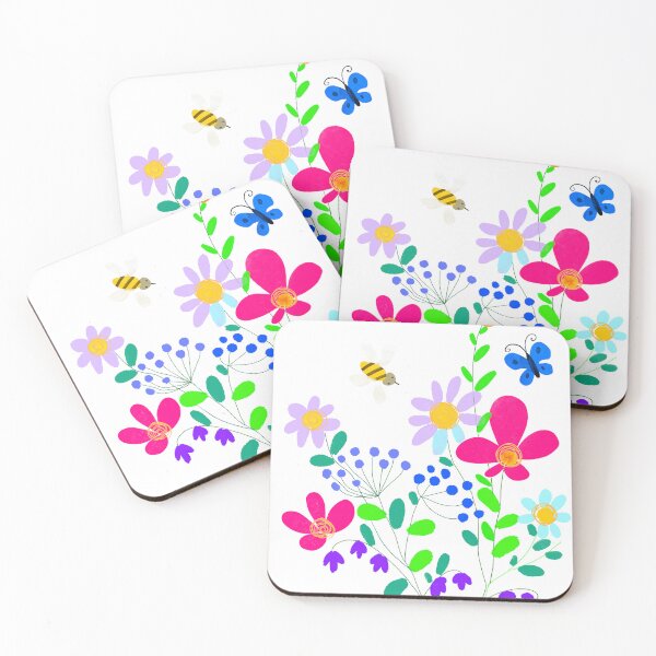 Item preview, Forest summer flowers designed and sold by sonaadalian.