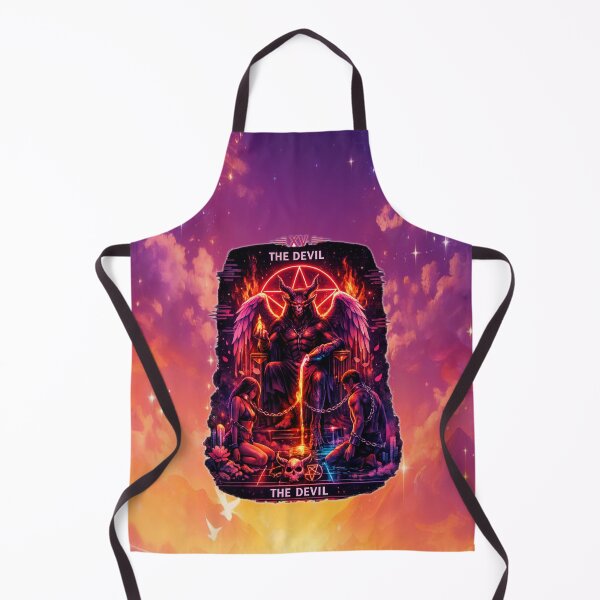 Item preview, XV – THE DEVIL (Vaporwave Tarot Edition) designed and sold by MysticOzzy.