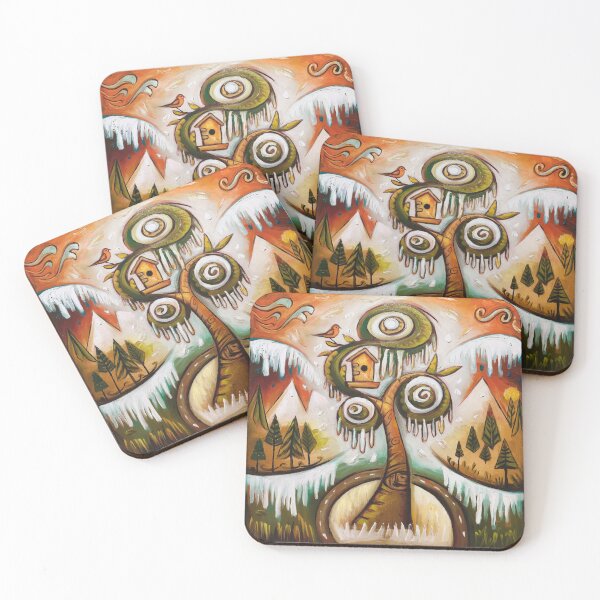Item preview, Tree and waves of snow,style Ernst Mollenhauer. designed and sold by elegantpaterns.