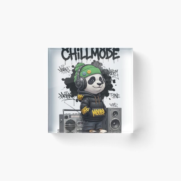 Item preview, Panda Chillmode Streetwear Graphic – Hip Hop Graffiti Music Design designed and sold by ColorFlick.