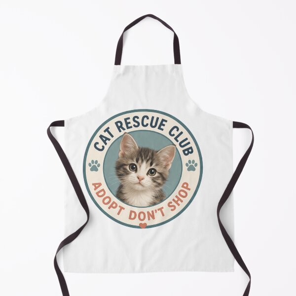 Item preview, Rescue Cat Club Badge – Adopt Don’t Shop Cat Design designed and sold by Refinedpaws.